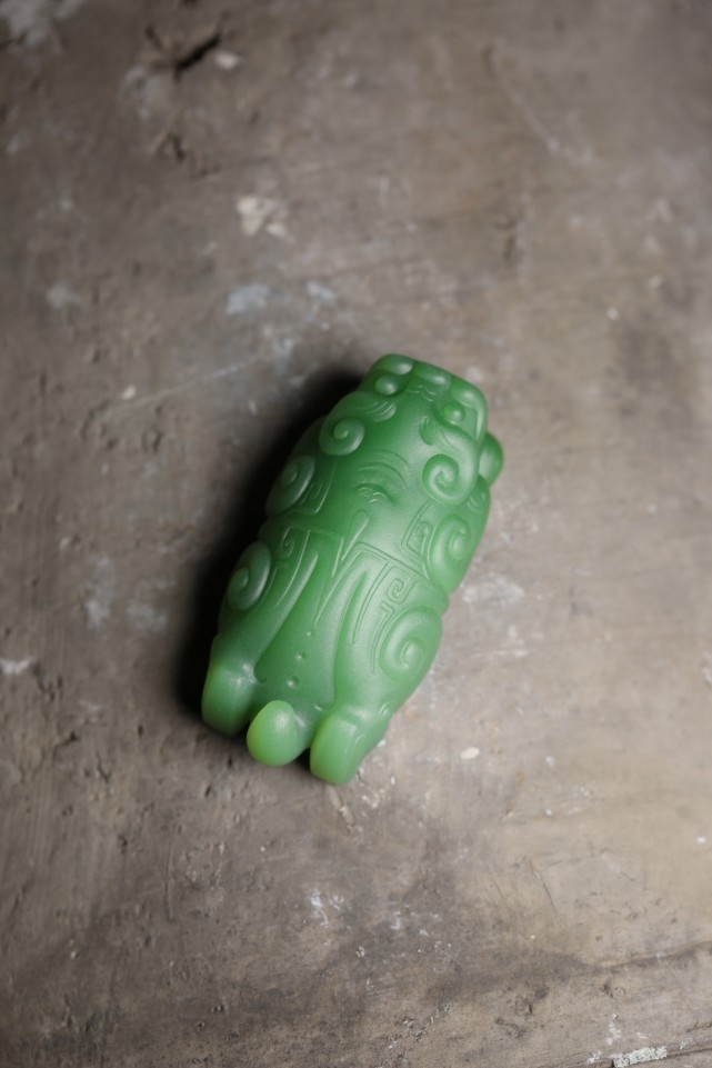 串玉吊墜的視頻_古玉雕串_古代玉串圖片