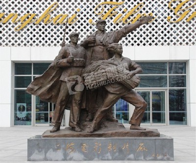鑄銅雕塑廠家生產(chǎn)供應_鑄銅雕塑價格多少_鑄銅雕塑多少錢一平方